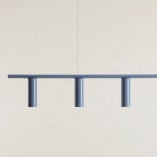 Lampa wisząca niebieska Trevo VI - Aldex | 126cm