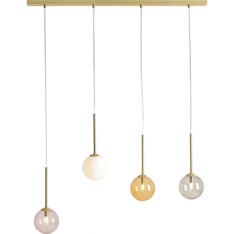 Lampa Bosso IV - Szklane Kule, 100cm, Multikolor | Aldex