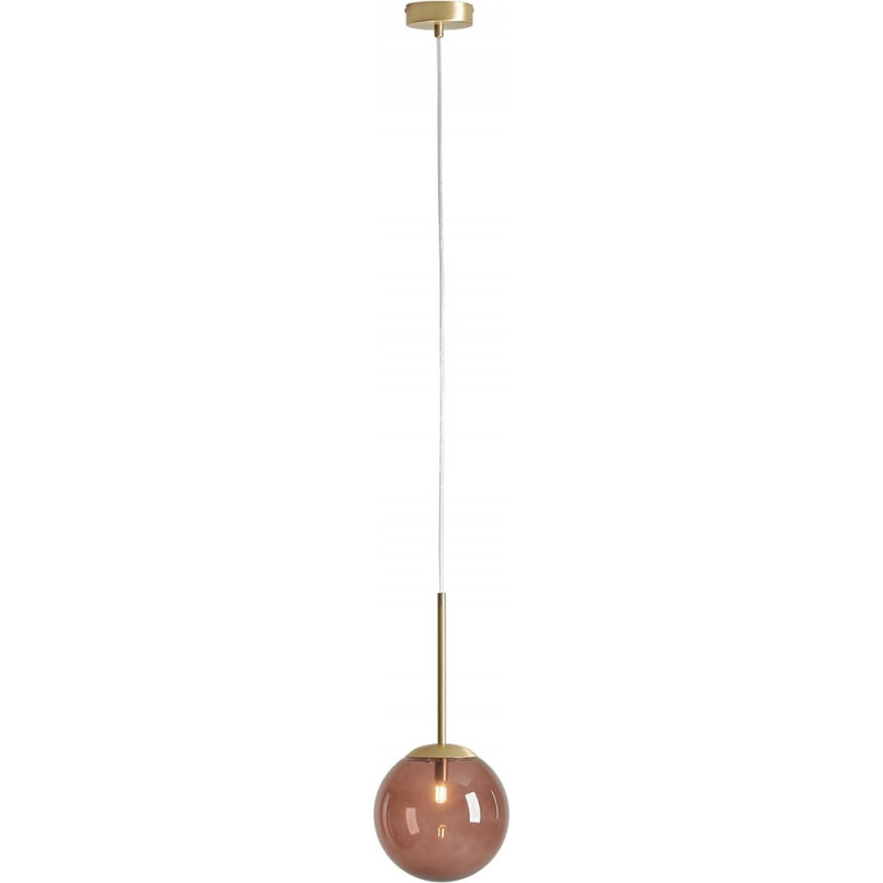 Lampa Wisząca Bosso Mini - Szkło Brązowe | Aldex