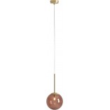 Lampa Wisząca Bosso Mini - Szkło Brązowe | Aldex