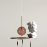 Lampa Wisząca Bosso Mini - Szkło Brązowe | Aldex