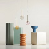 Lampa wisząca szklana różowa Aldex Bosso Mini - Odkryj elegancję!