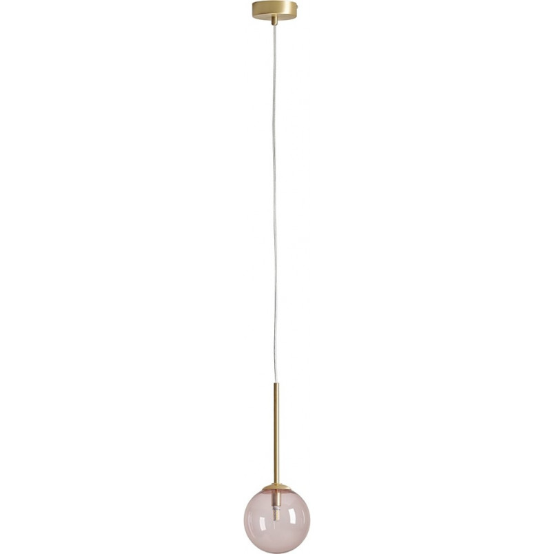 Lampa wisząca szklana różowa Aldex Bosso Mini - Odkryj elegancję!