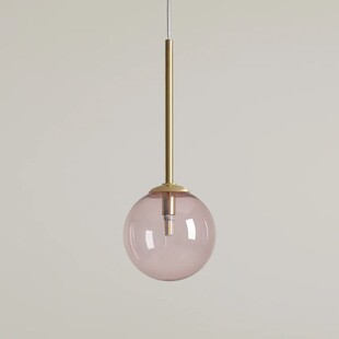 Lampa wisząca szklana różowa Aldex Bosso Mini - Odkryj elegancję!