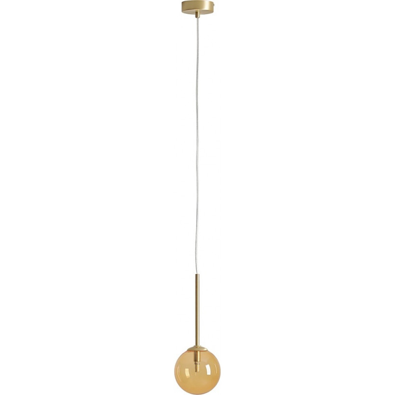 Lampa wisząca szklana Bosso Mini - Aldex | Pomarańczowa, 14cm