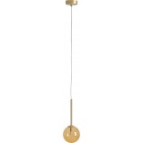 Lampa wisząca szklana Bosso Mini - Aldex | Pomarańczowa, 14cm