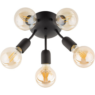Lampa sufitowa loft Rubio V czarna | TK Lighting - Kup online