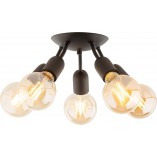 Lampa sufitowa loft Rubio V czarna | TK Lighting - Kup online
