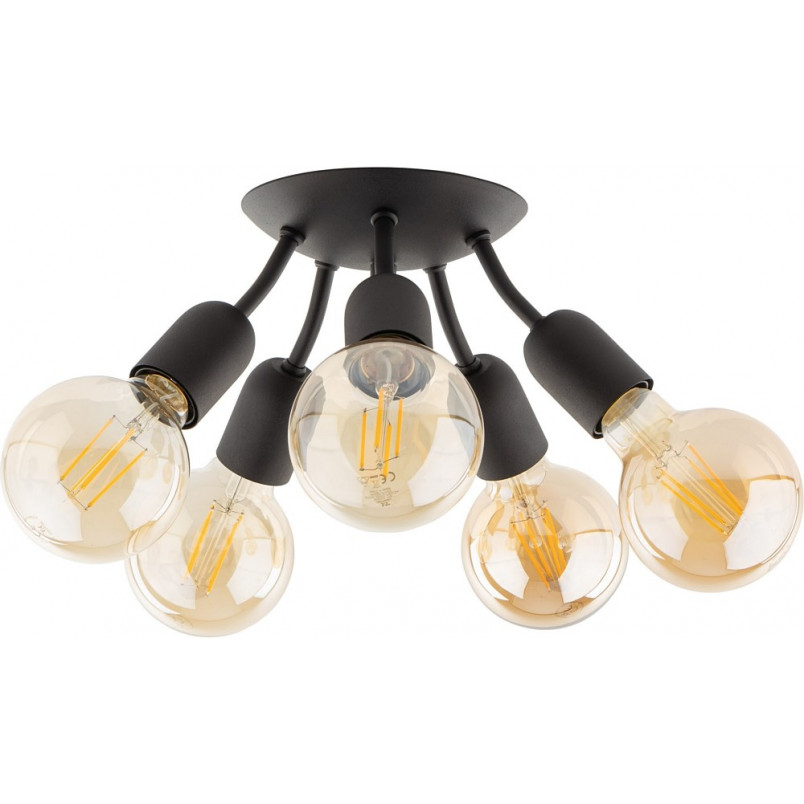 Lampa sufitowa loft Rubio V czarna | TK Lighting - Kup online