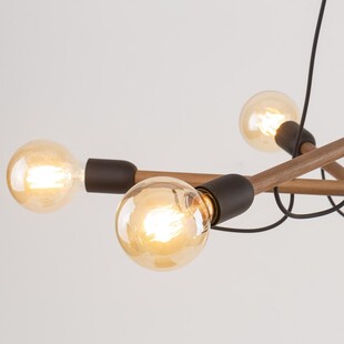 Lampa Wisząca Loft Helix Wood - TK Lighting | 93cm