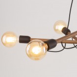 Lampa Wisząca Loft Helix Wood - TK Lighting | 93cm
