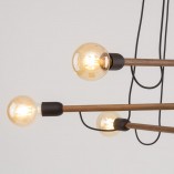 Lampa Wisząca Loft Helix Wood - TK Lighting | 93cm