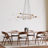 Lampa Wisząca Loft Helix Wood - TK Lighting | 93cm