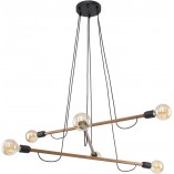Lampa Wisząca Loft Helix Wood - TK Lighting | 93cm