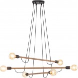 Lampa Wisząca Loft Helix Wood - TK Lighting | 93cm