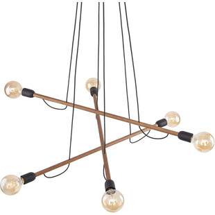 Lampa Wisząca Loft Helix Wood - TK Lighting | 93cm