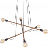 Lampa Wisząca Loft Helix Wood - TK Lighting | 93cm