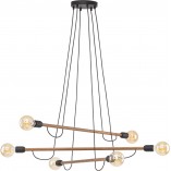 Lampa Wisząca Loft Helix Wood - TK Lighting | 93cm