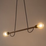 Lampa wisząca loft Helix Wood II | TK Lighting - 93cm