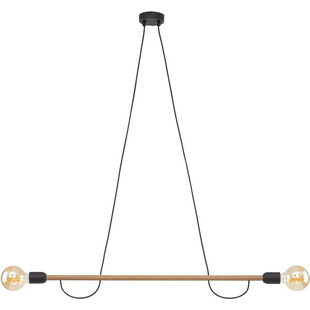 Lampa wisząca loft Helix Wood II | TK Lighting - 93cm