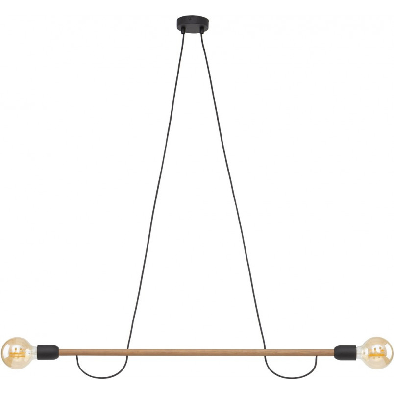 Lampa wisząca loft Helix Wood II | TK Lighting - 93cm