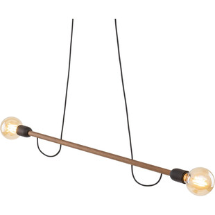 Lampa wisząca loft Helix Wood II | TK Lighting - 93cm