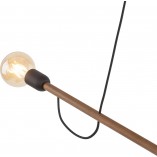 Lampa wisząca loft Helix Wood II | TK Lighting - 93cm