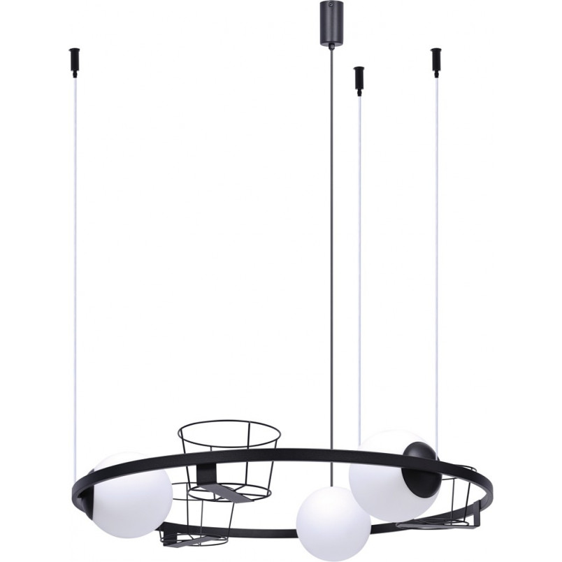 Lampa wisząca ZumaLine Plant: Białe kule, kwietniki | Kup online