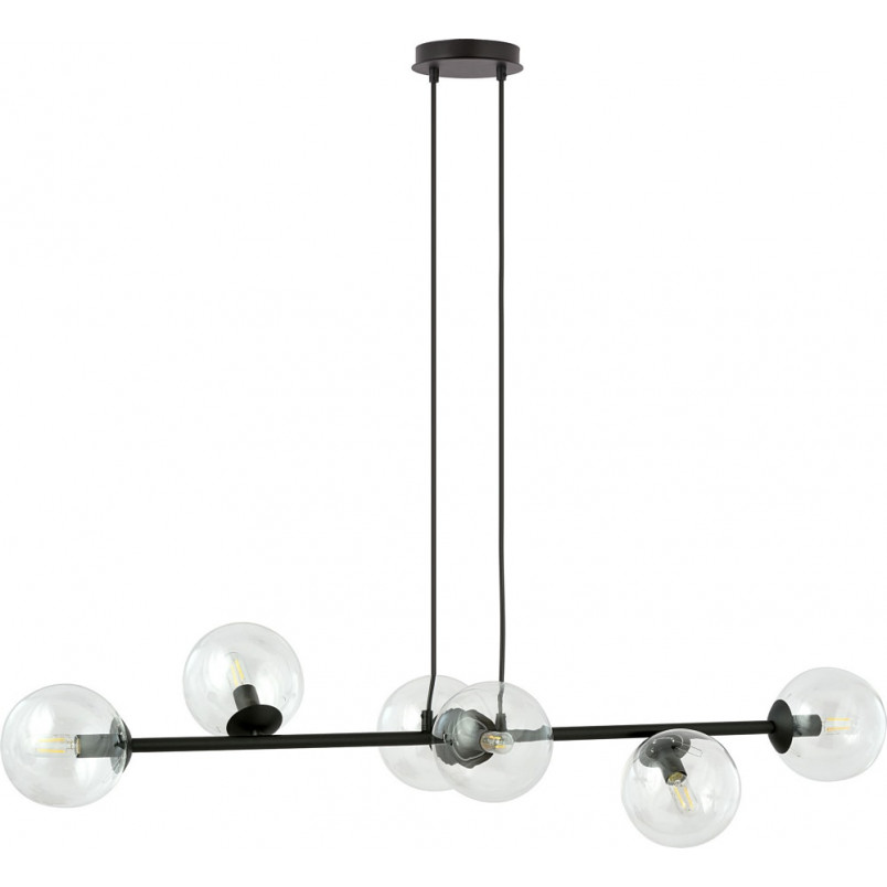 Lampa wisząca Rossi VI - szklane kule, 110cm | Emibig