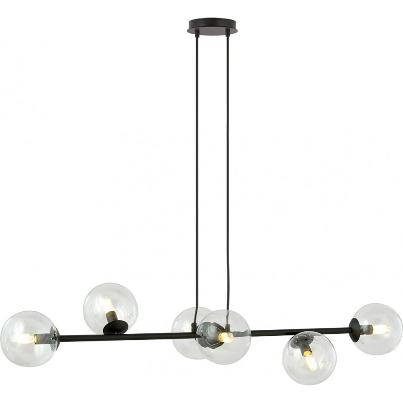 Lampa wisząca Rossi VI - szklane kule, 110cm | Emibig