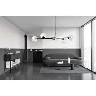 Lampa wisząca Rossi VI - szklane kule, 110cm | Emibig