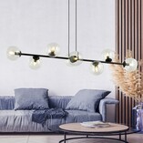 Lampa wisząca Rossi VIII | Szklane kule, 130cm | Emibig