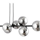 Lampa wisząca Rossi VI | 110cm | Szkło, Grafito | Emibig
