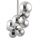 Lampa wisząca Rossi VI | 110cm | Szkło, Grafito | Emibig