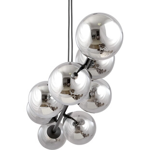 Lampa wisząca Rossi VIII - 8 kule szklane, 130cm | Emibig