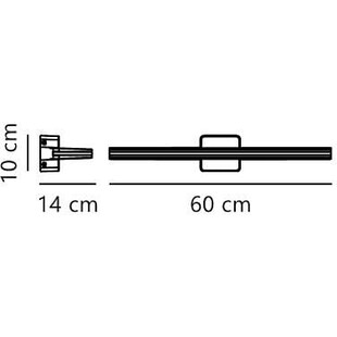 Kinkiet LED Nordlux Tinia - Biały, 60cm | Oświetlenie Łazienkowe