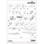 Kinkiet LED Nordlux Tinia - Biały, 60cm | Oświetlenie Łazienkowe