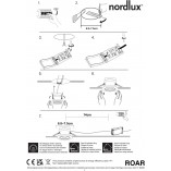 Lampa Spot LED Roar Czarna - Nordlux | Oświetlenie