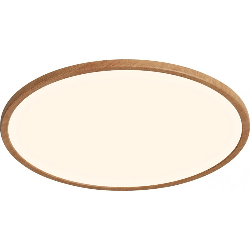 Plafon łazienkowy LED Nordlux Oja | Ściemnialny, drewno, IP54