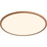 Plafon łazienkowy LED Nordlux Oja | Ściemnialny, drewno, IP54