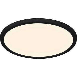 Plafon łazienkowy ściemniany Oja LED 29cm IP54 3000 / 4000K czarny Nordlux