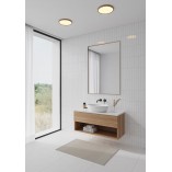 Plafon łazienkowy LED Nordlux Oja | Drewno, Ściemnialny