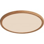 Plafon LED Nordlux Oja - drewno, ściemnianie | Skandynawski design