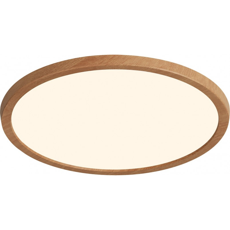 Plafon LED Nordlux Oja - drewno, ściemnianie | Skandynawski design