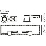 Oprawa "oczko" Mixit Pro IP23 8,5cm czarny Nordlux