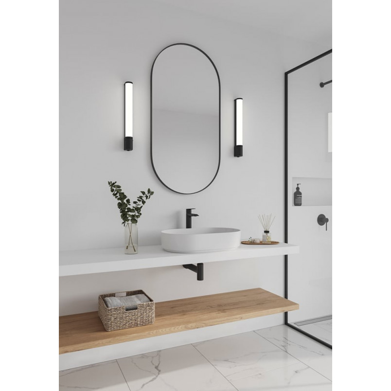 Kinkiet LED Malaika Nordlux | Czarny, IP44, 49cm
