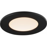 Downlight LED Nordlux Leonis IP65 Czarny - Oświetlenie Łazienkowe