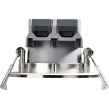 Nordlux Fremont: Downlight LED 3 sztuki, stal szczotkowana, IP65