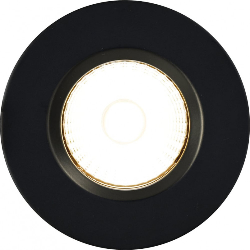 Nordlux Fremont LED: Lampa Downlight 3 sztuki, Czarna, IP65