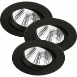 Lampa Downlight LED Fremont Nordlux | 3 sztuki, Czarna